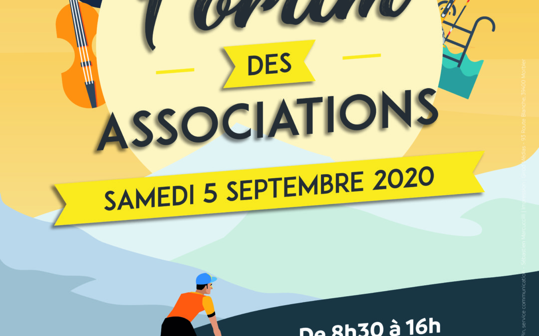 Forum des associations, le 5 septembre à la Halle des sports